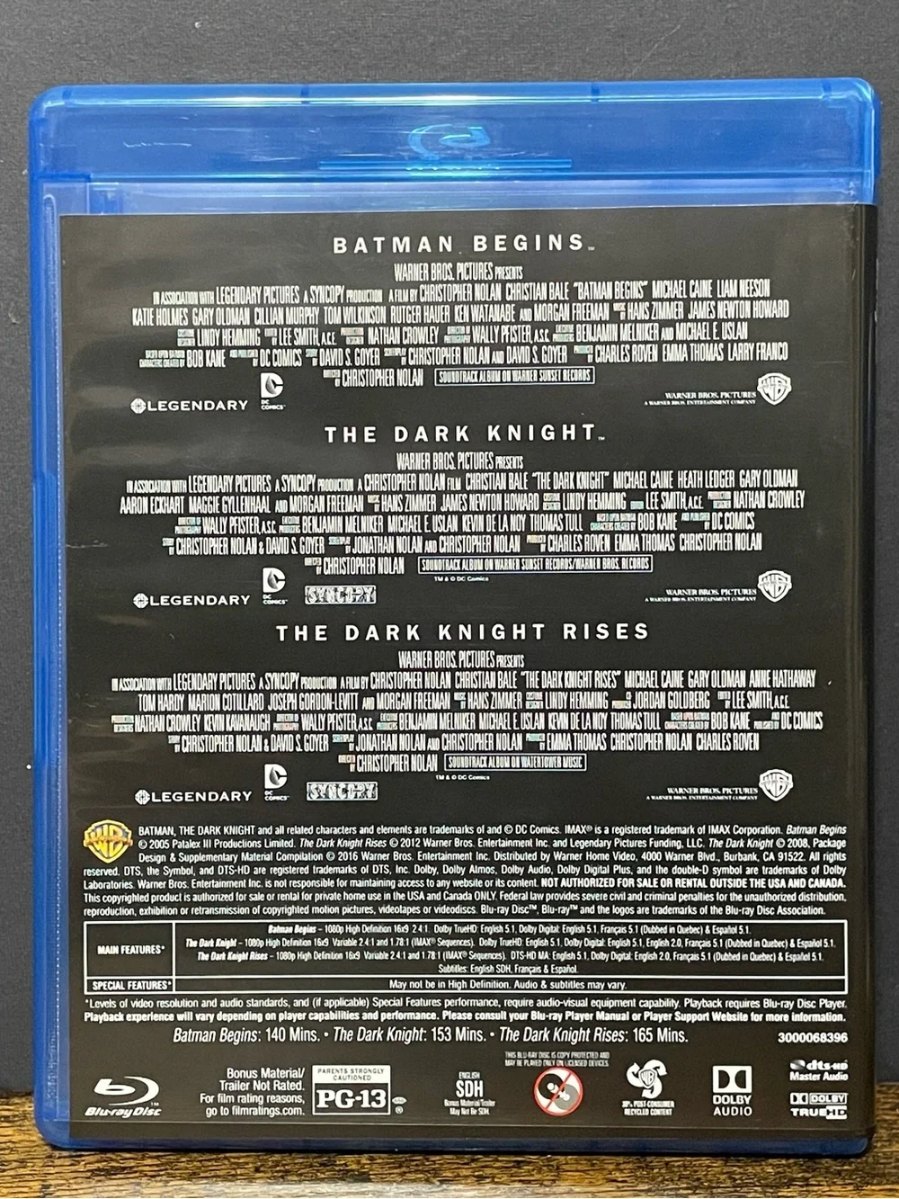 The Dark Knight Trilogy Special Edition - Collector Set
